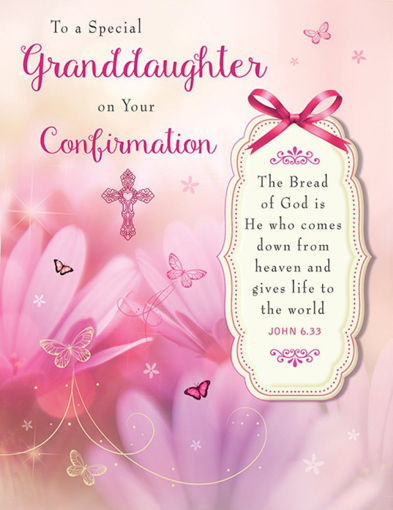Picture of SPECIAL GRANDDAUGHTER CONFIRMATION CARD